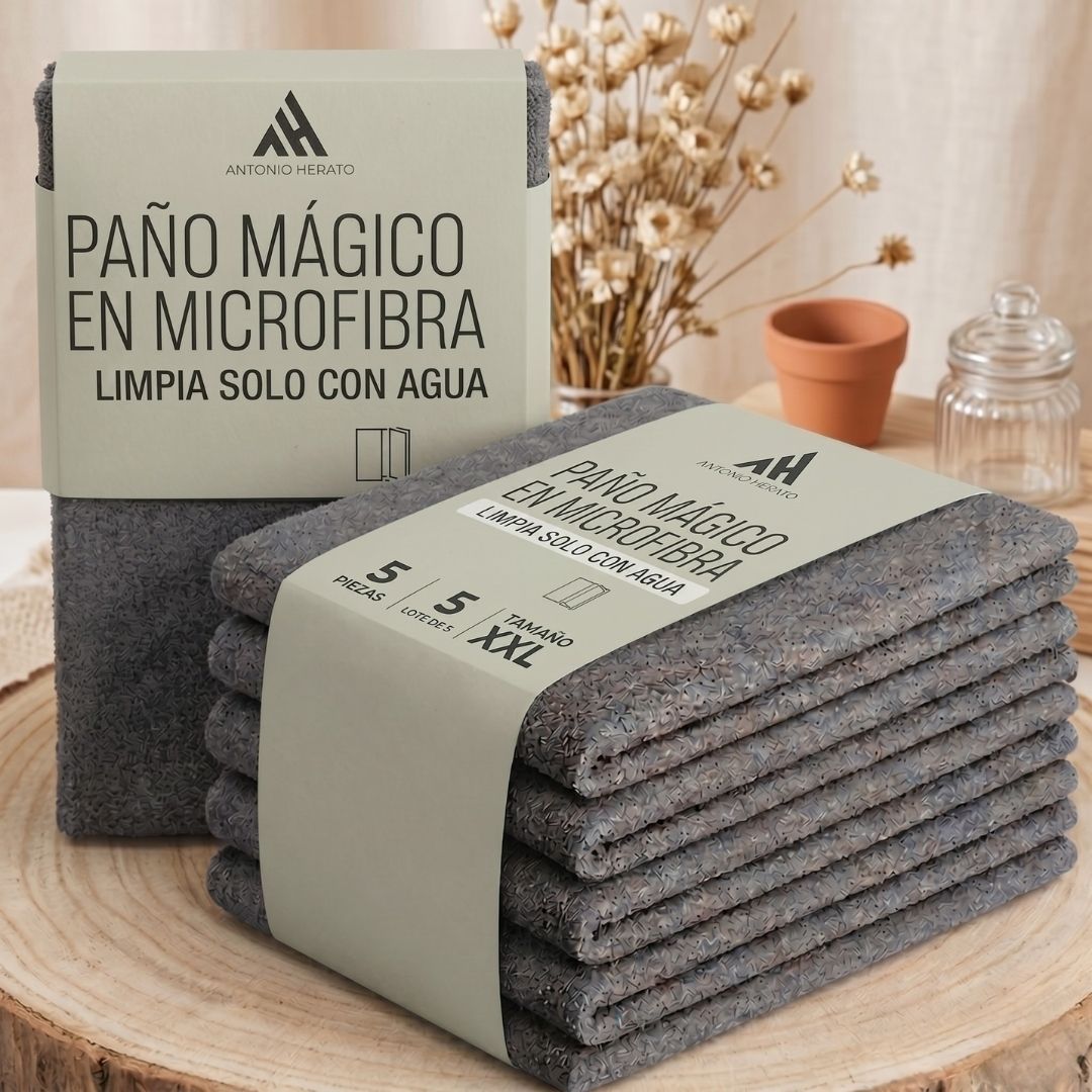 Fregona Autoescurrible 360° +  Refis + 5 Paños Mágicos de Regalo [ÚLTIMAS UNIDADES]