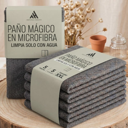 Fregona Autoescurrible 360° +  Refis + 5 Paños Mágicos de Regalo [ÚLTIMAS UNIDADES]